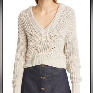 Remain Birger Christensen. Elise Sweater. NWT. Sz 38. Color Cement